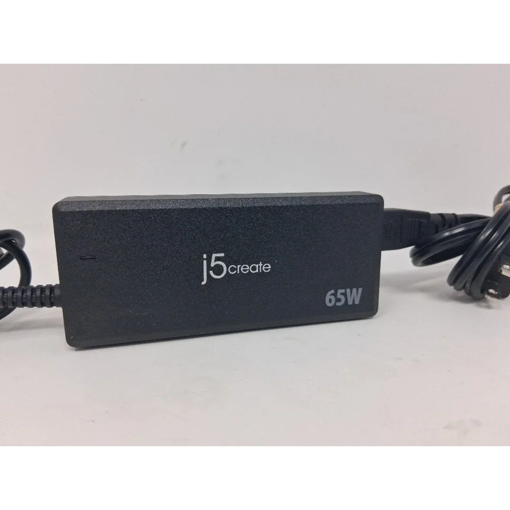 GENUINE J5create 65W PD 20V 3.25A  UBC-C Power Adapter JUP1265. V